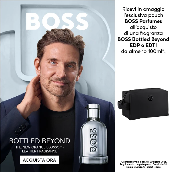 In regalo la pouch BOSS Parfumes